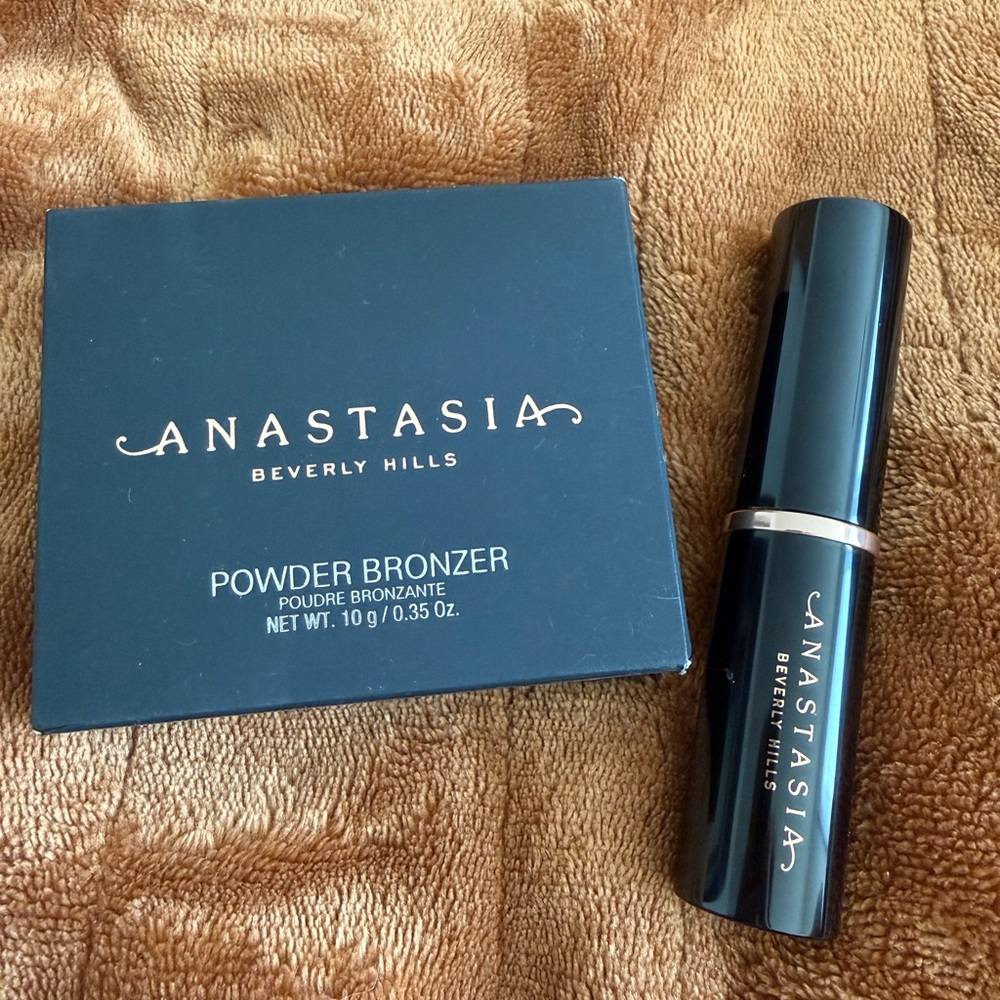 Anastasia Beverly Hills Black Powder Bronzer Compact & Matching Stick